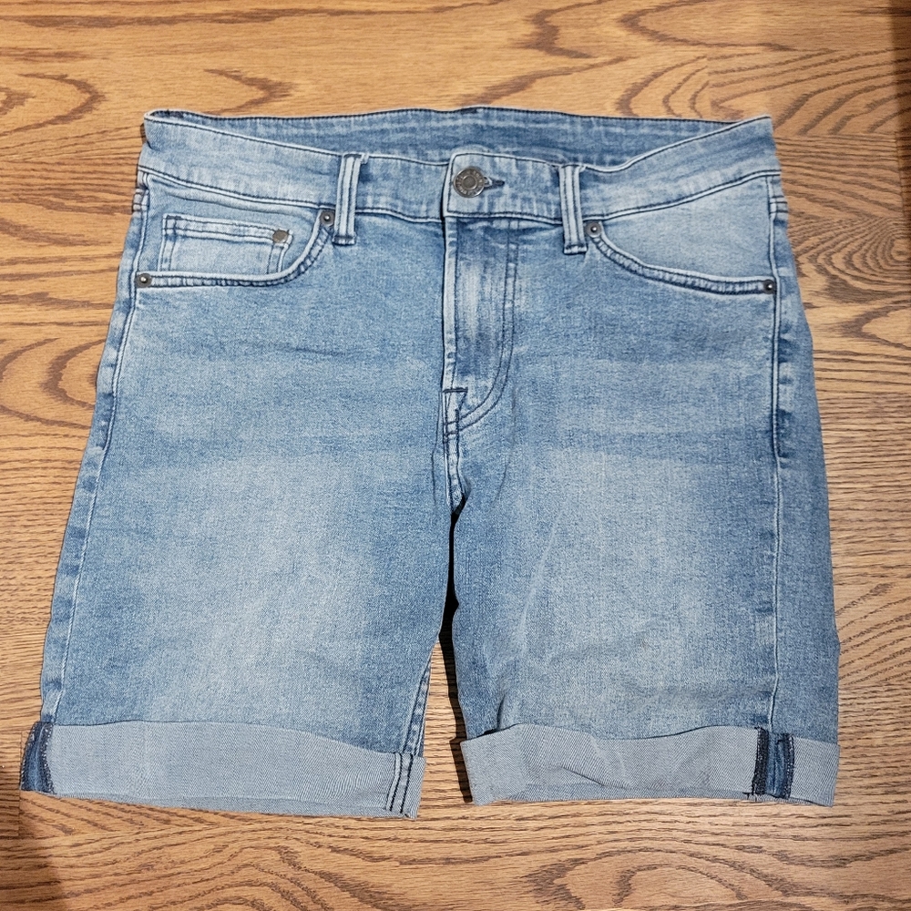 H&M Light Blue Men's Denim Jean Shorts
